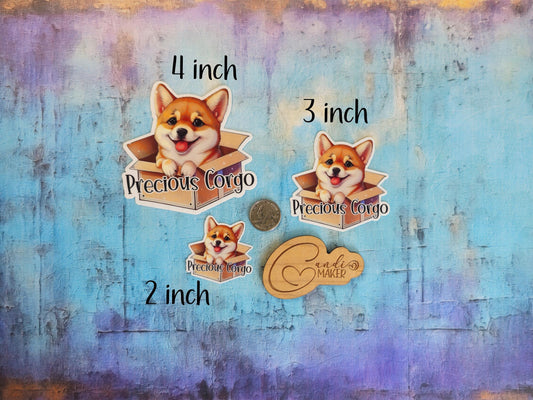 Precious Corgo, Cute Corgi Sticker or Magnet