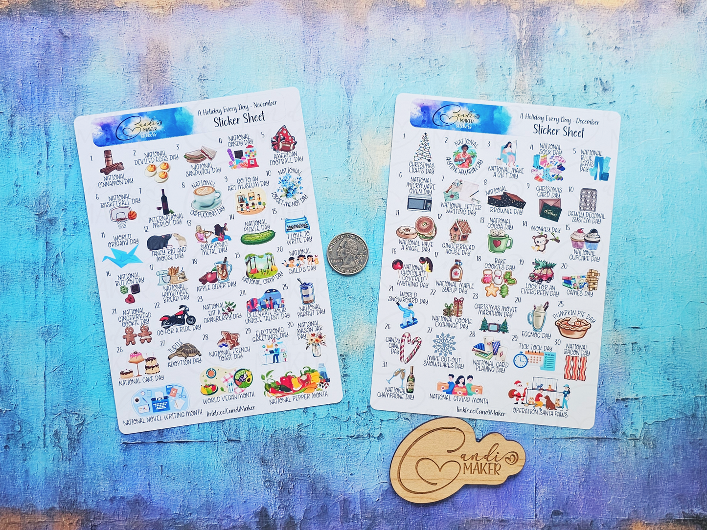 Daily Wacky Holidays Sticker Sheet