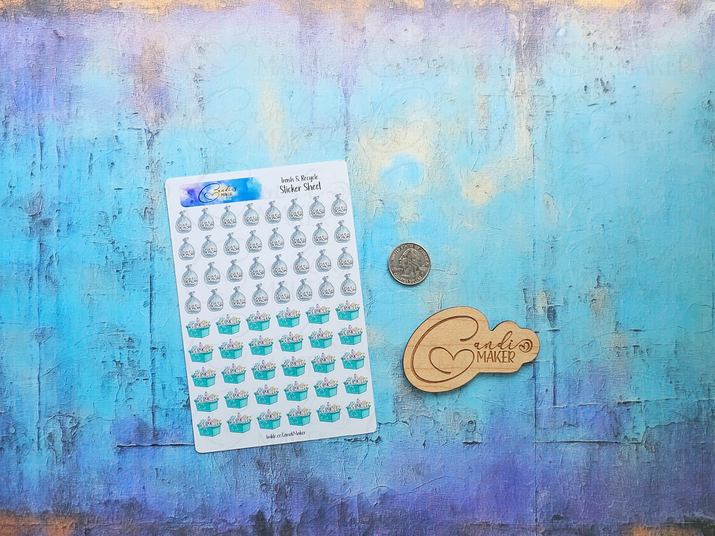 Household Chores Cleaning Planner Sticker Sheets