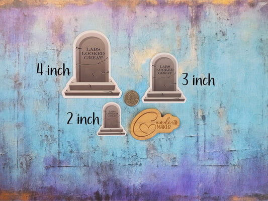 Labs Looked Great Tombstone, Dark Humor Funny Chronic Illness Sticker or Magnet