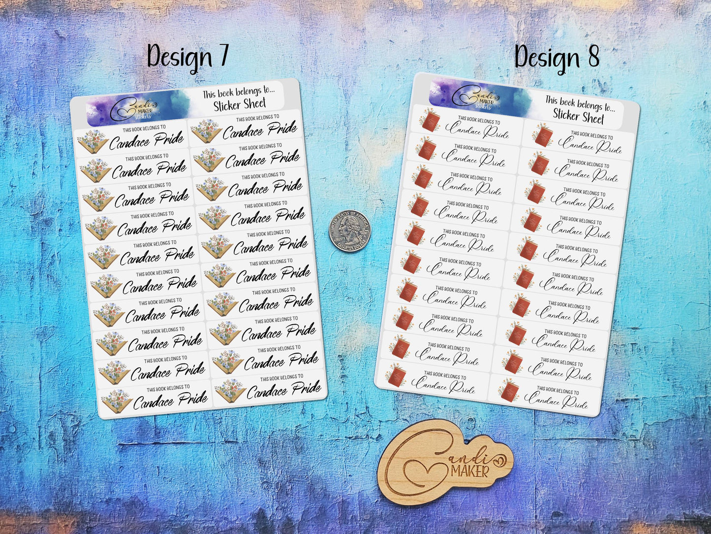 Personalized Book Label Stickers