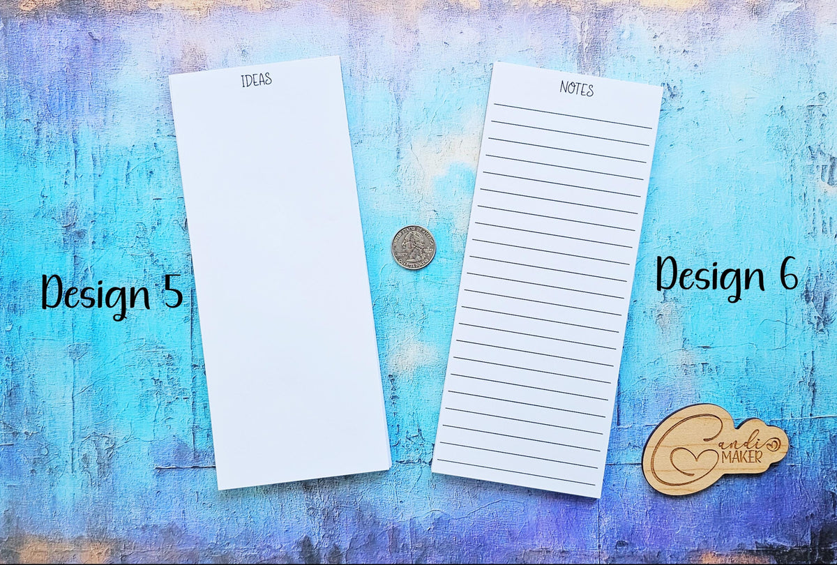 Minimalist Tear-Off List Notepad