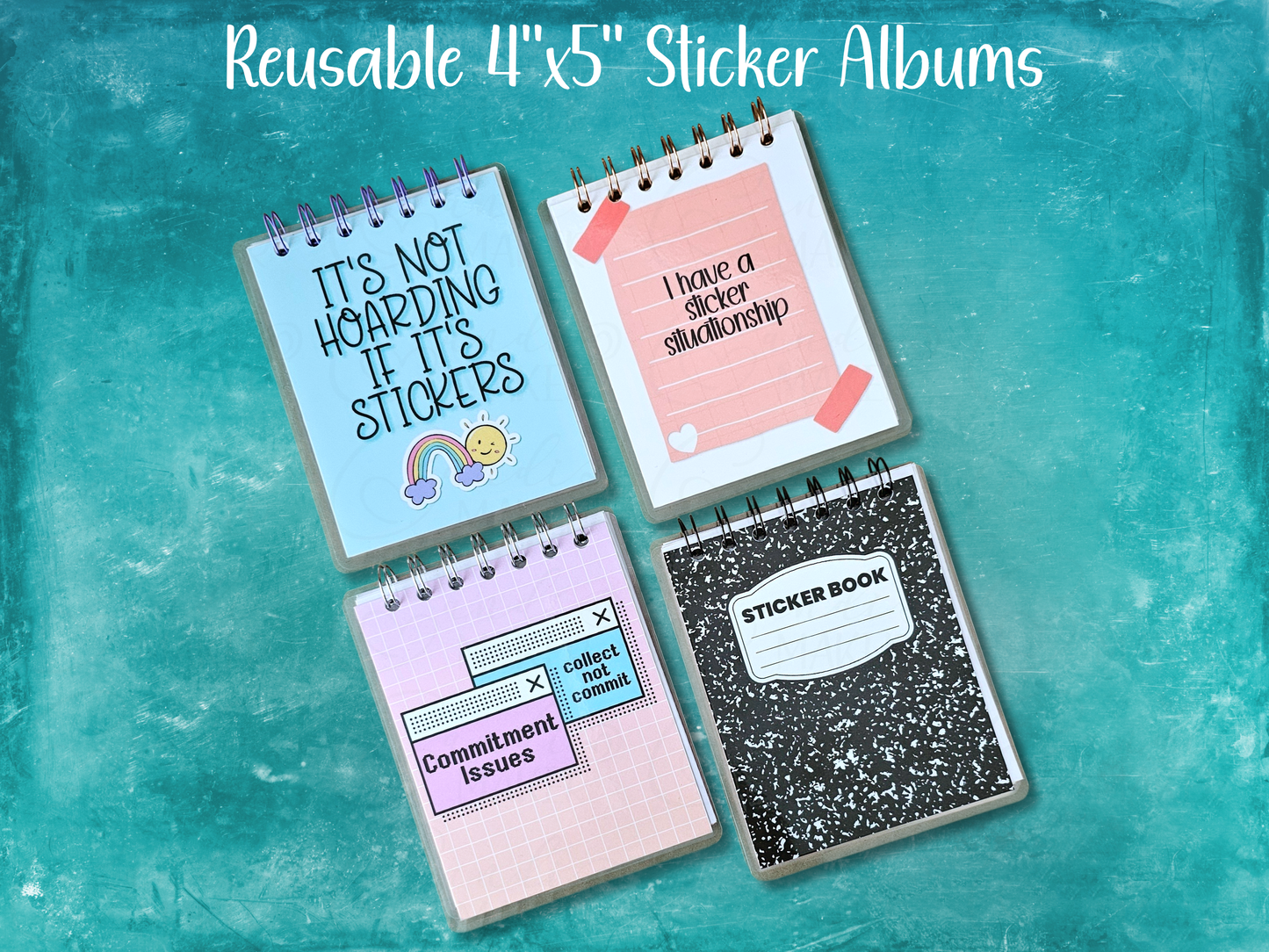 Reusable Sticker Storage Album