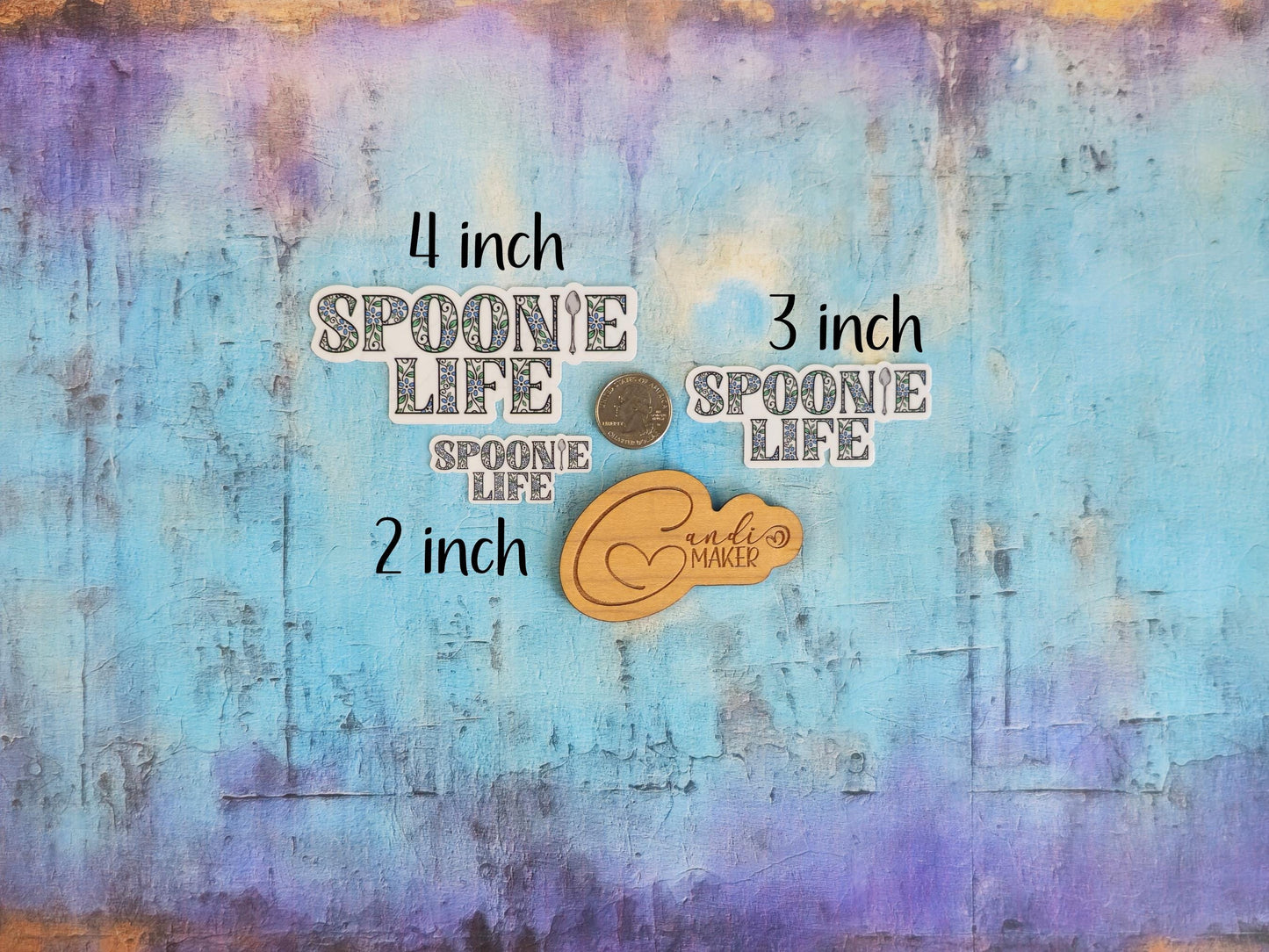 Spoonie Life, Chronic Illness Sticker or Magnet