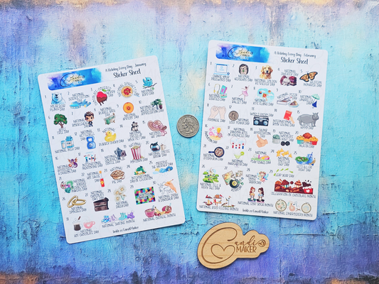 Daily Wacky Holidays Sticker Sheet