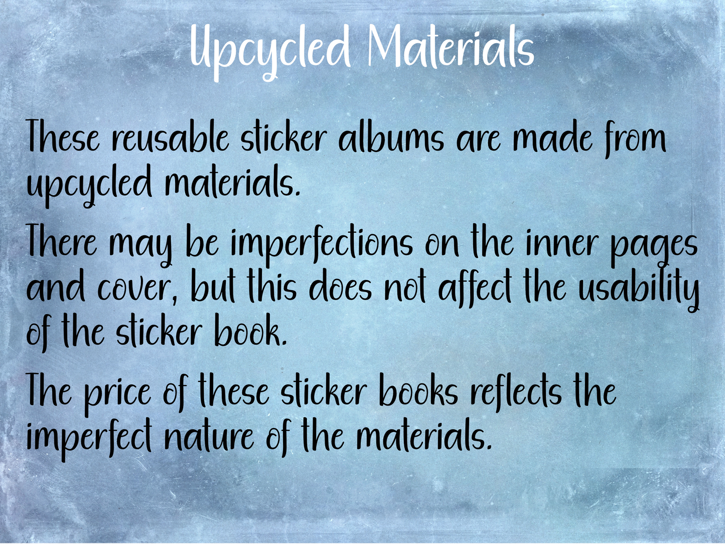 Reusable Sticker Storage Album
