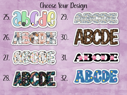 Fun Custom Name Magnetic Bookmark | 32 Different Designs
