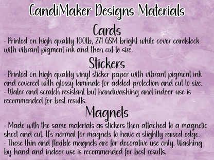 Personalized Graduation Announcement Card, Sticker, or Magnet