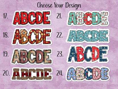 Christmas Custom Name Sticker or Magnet