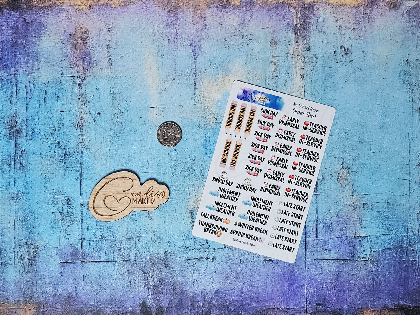 Elementary School Sticker Sheets