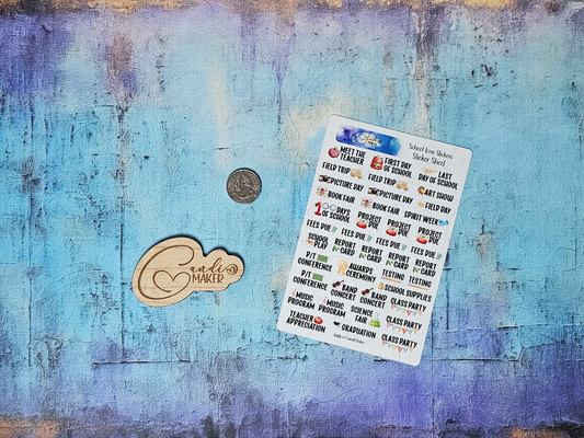 Elementary School Sticker Sheets