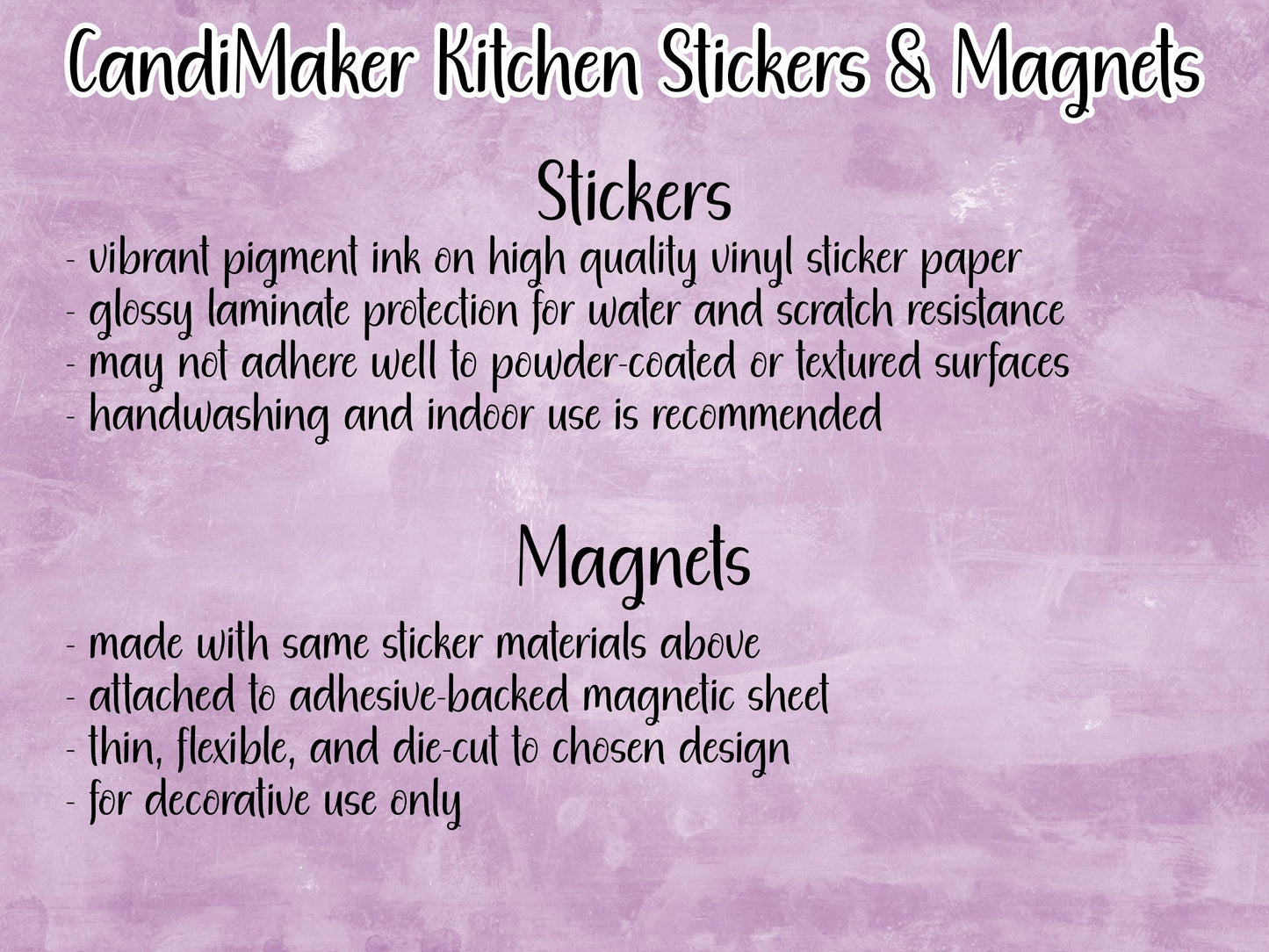 Cute Ghost Kitchen Measurement Conversion Refrigerator Sticker or Magnet