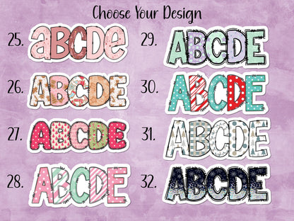 Christmas Custom Name Sticker or Magnet