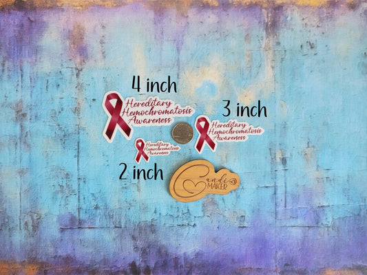 Hereditary Hemochromatosis Awareness Sticker or Magnet