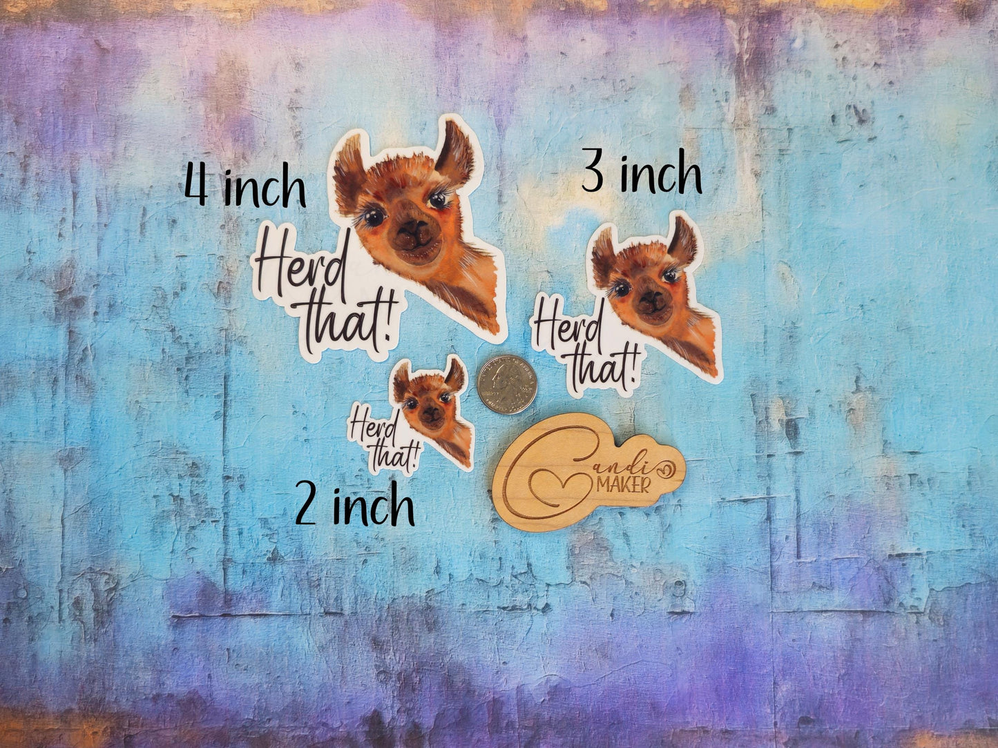 Herd That, Funny Alpaca Farm Sticker or Magnet