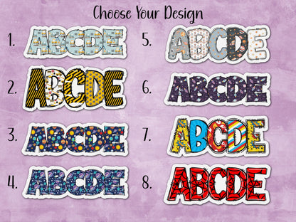 Fun Custom Name Magnetic Bookmark | 32 Different Designs