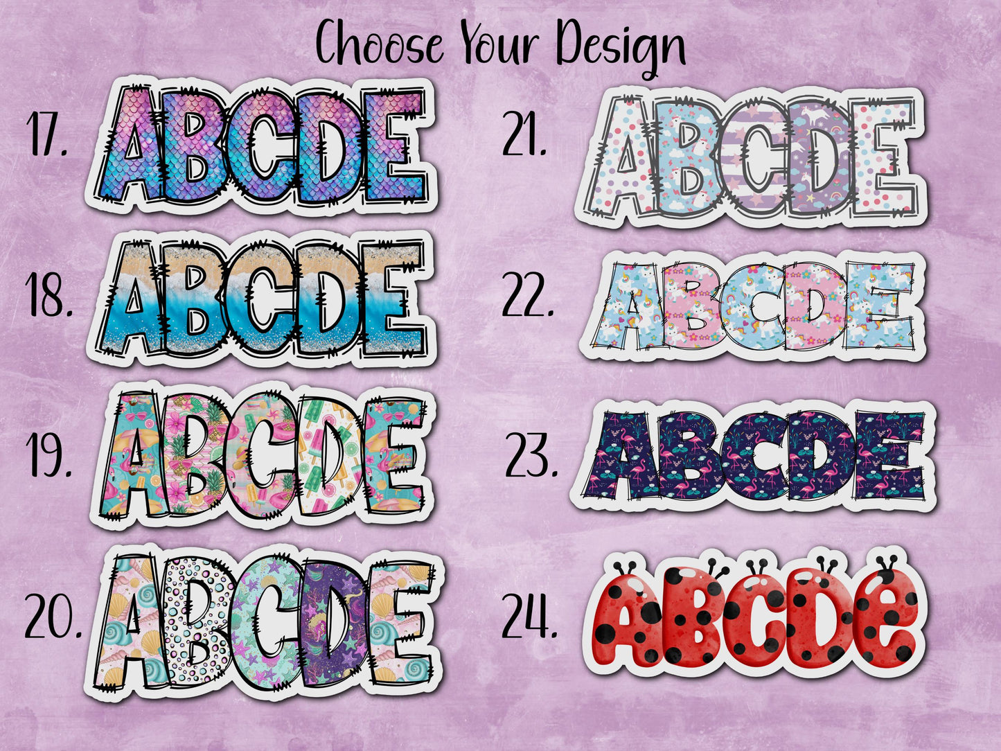 Fun Custom Name Magnetic Bookmark | 32 Different Designs