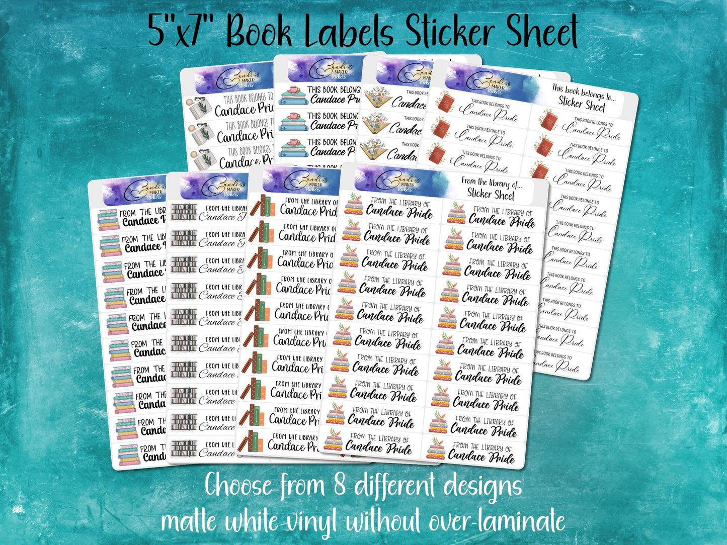 Personalized Book Label Stickers
