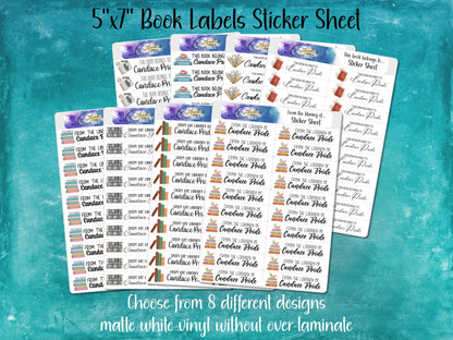 Personalized Book Label Stickers