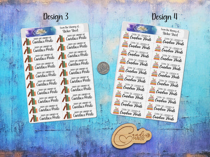 Personalized Book Label Stickers