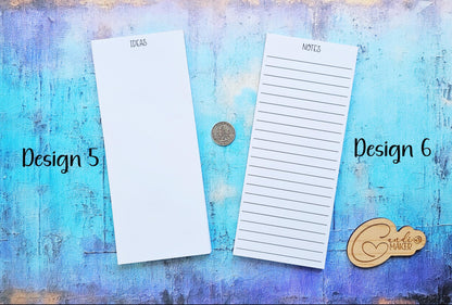 Minimalist Tear-Off List Notepad