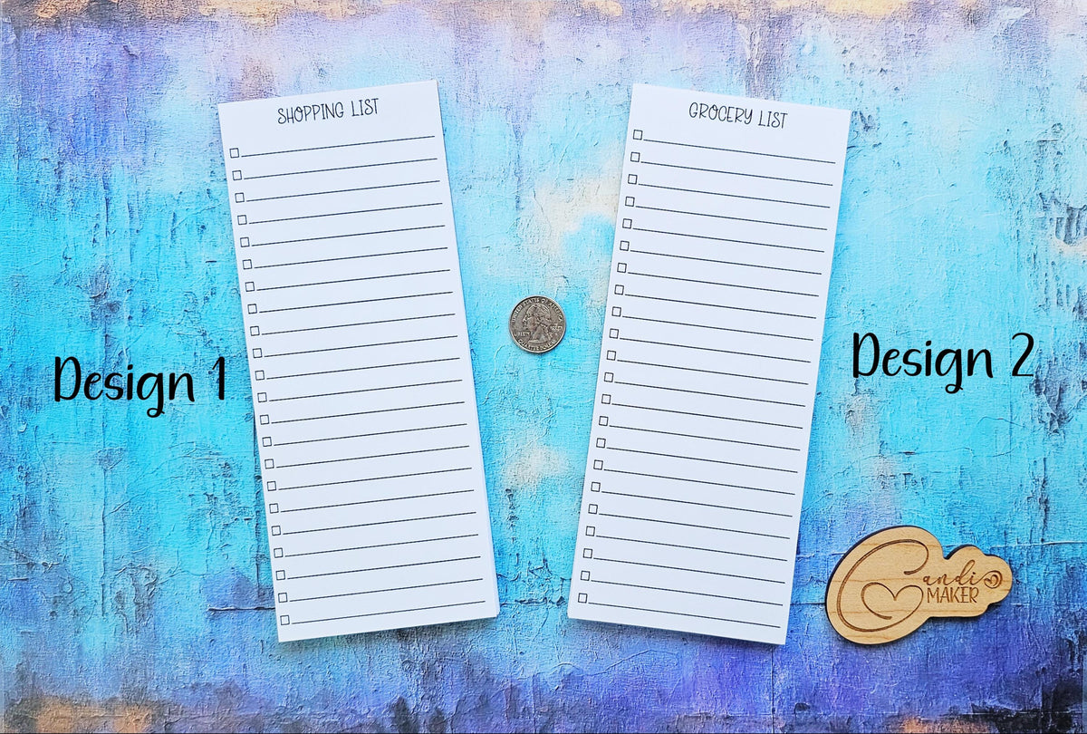 Minimalist Tear-Off List Notepad