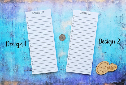 Minimalist Tear-Off List Notepad