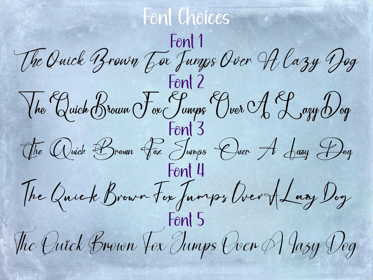 Personalized Name Signature Font Tear-Off Notepad