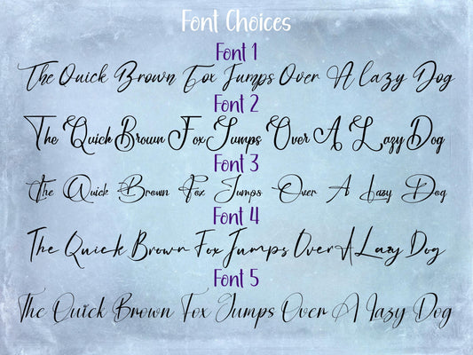 Personalized Name Signature Font Tear-Off Notepad