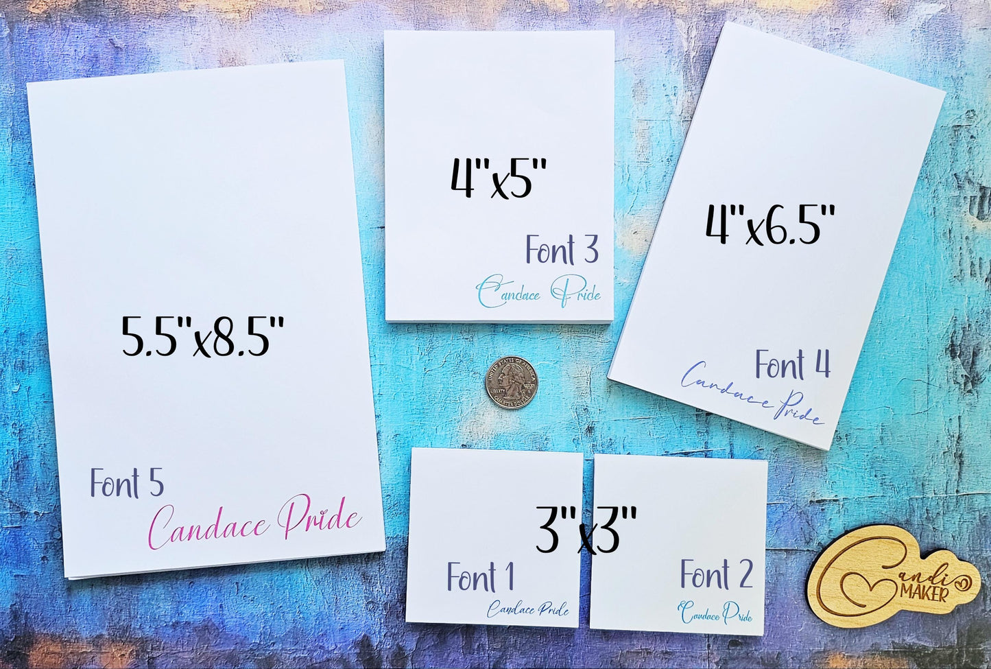 Personalized Name Signature Font Tear-Off Notepad